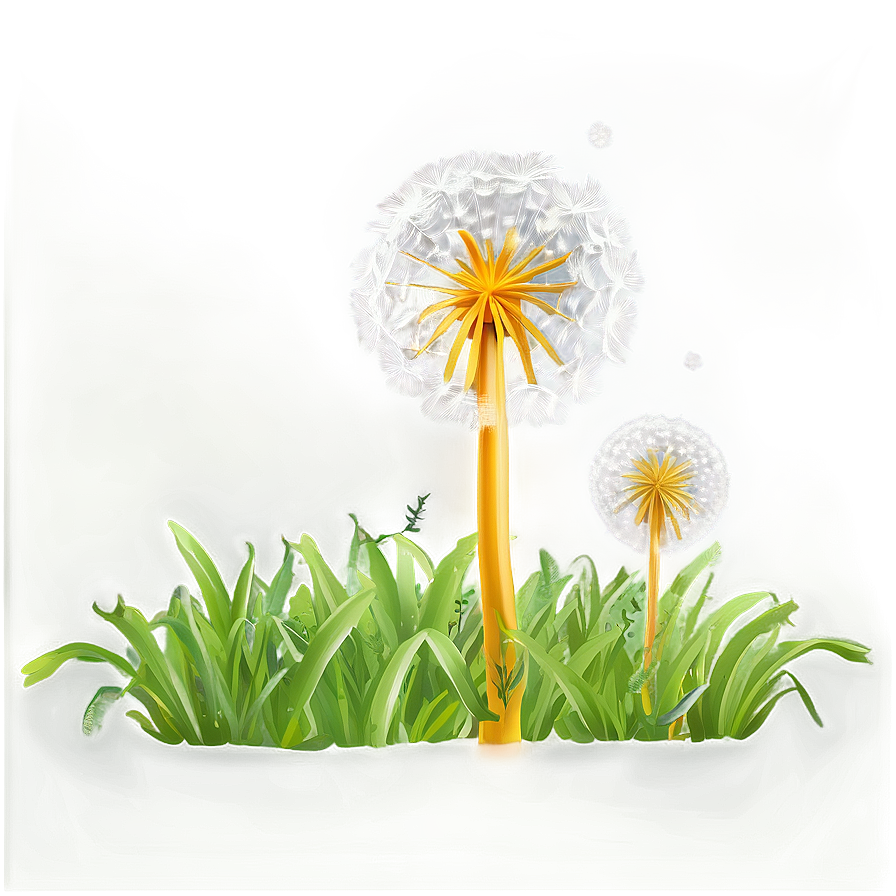 Golden Dandelion Field Png 72