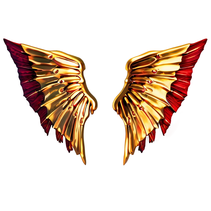 Golden Demon Wings Png 93