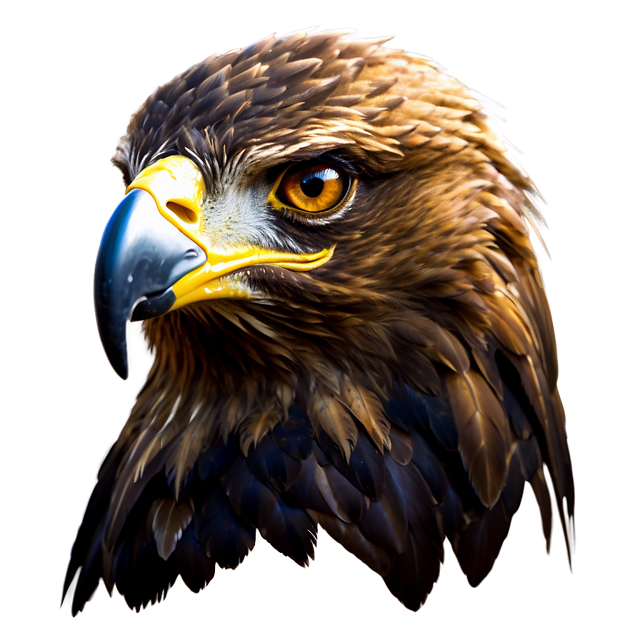 Golden Eagle Head Image Png 16