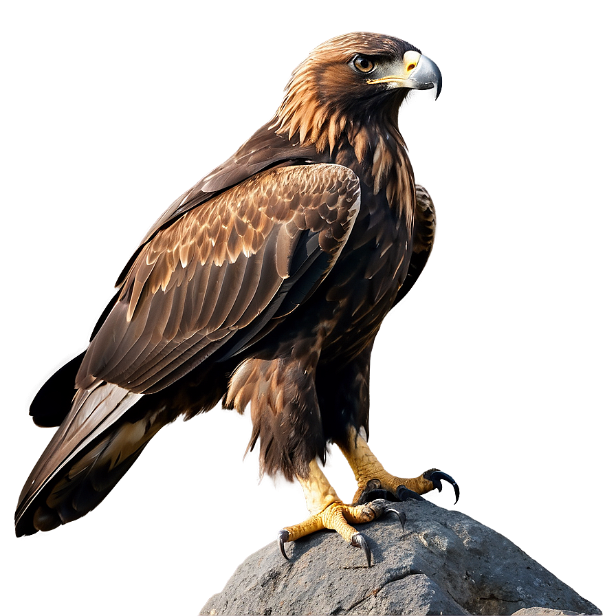 Golden Eagle Perched Png 44