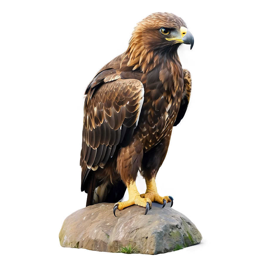 Golden Eagle Perched Png Ijy