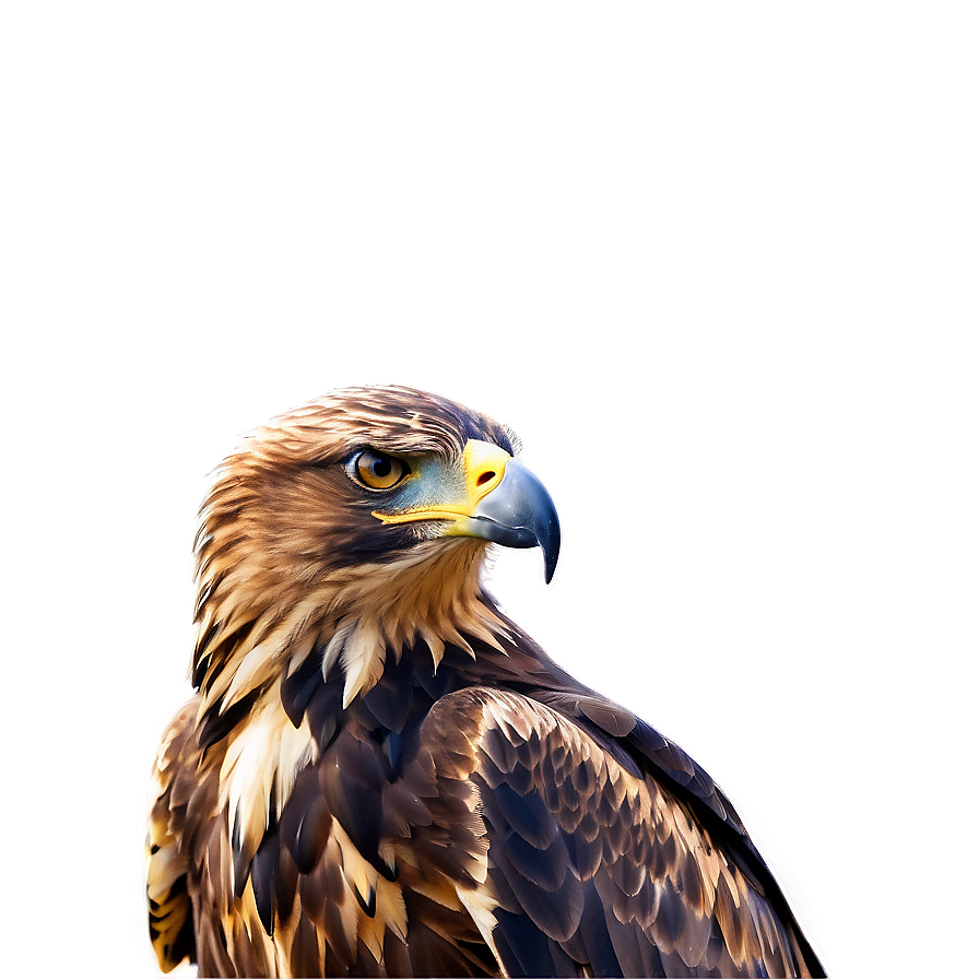 Golden Eagle With Dramatic Sky Png 48