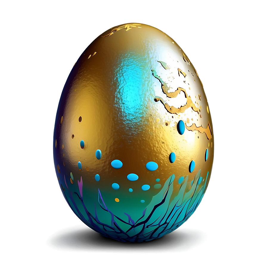 Golden Easter Egg Png Cfc