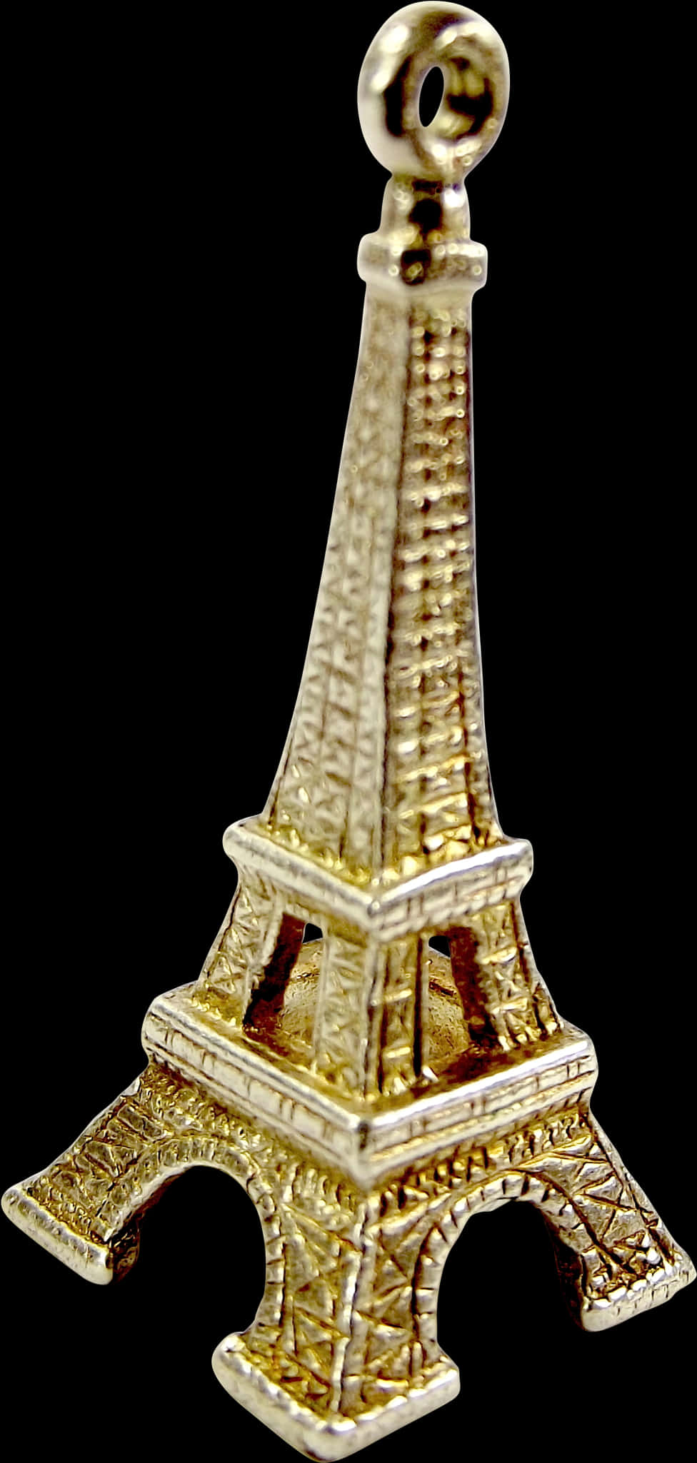 Golden Eiffel Tower Figurine