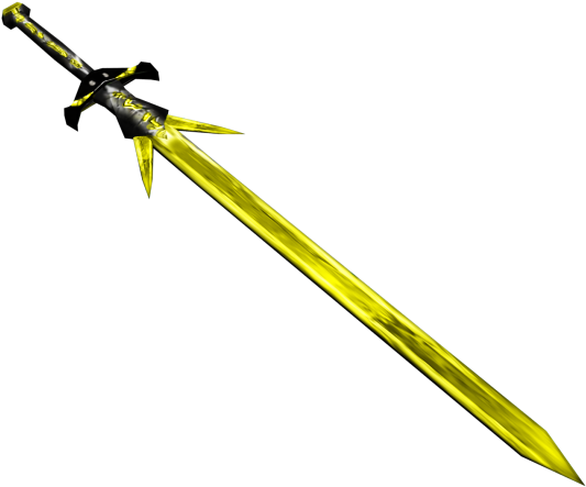 Golden Fantasy Sword