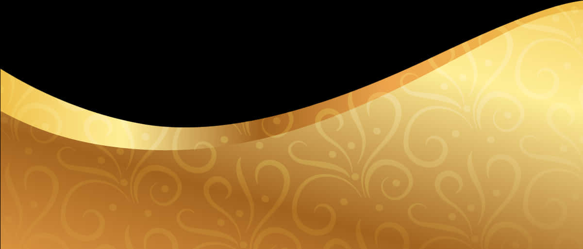 Golden Floral Background Design