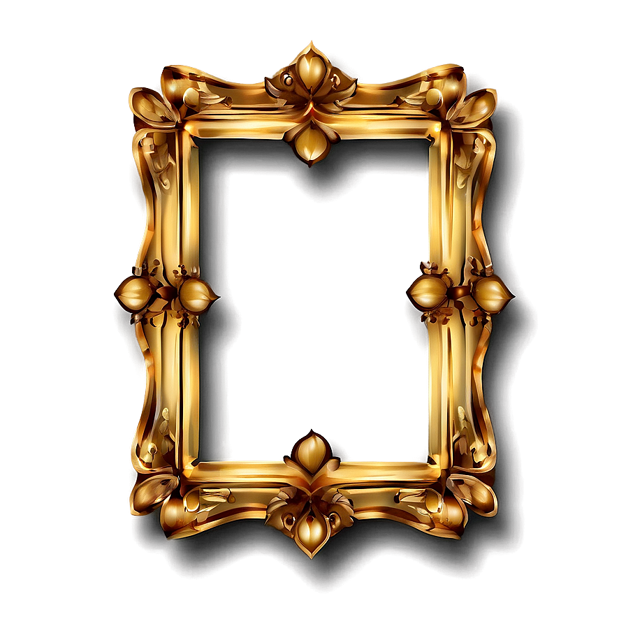 Golden Frame Background Png Hct