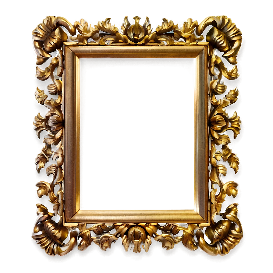 Golden Frame Png 05252024