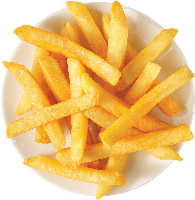 Golden French Fries Top View.png