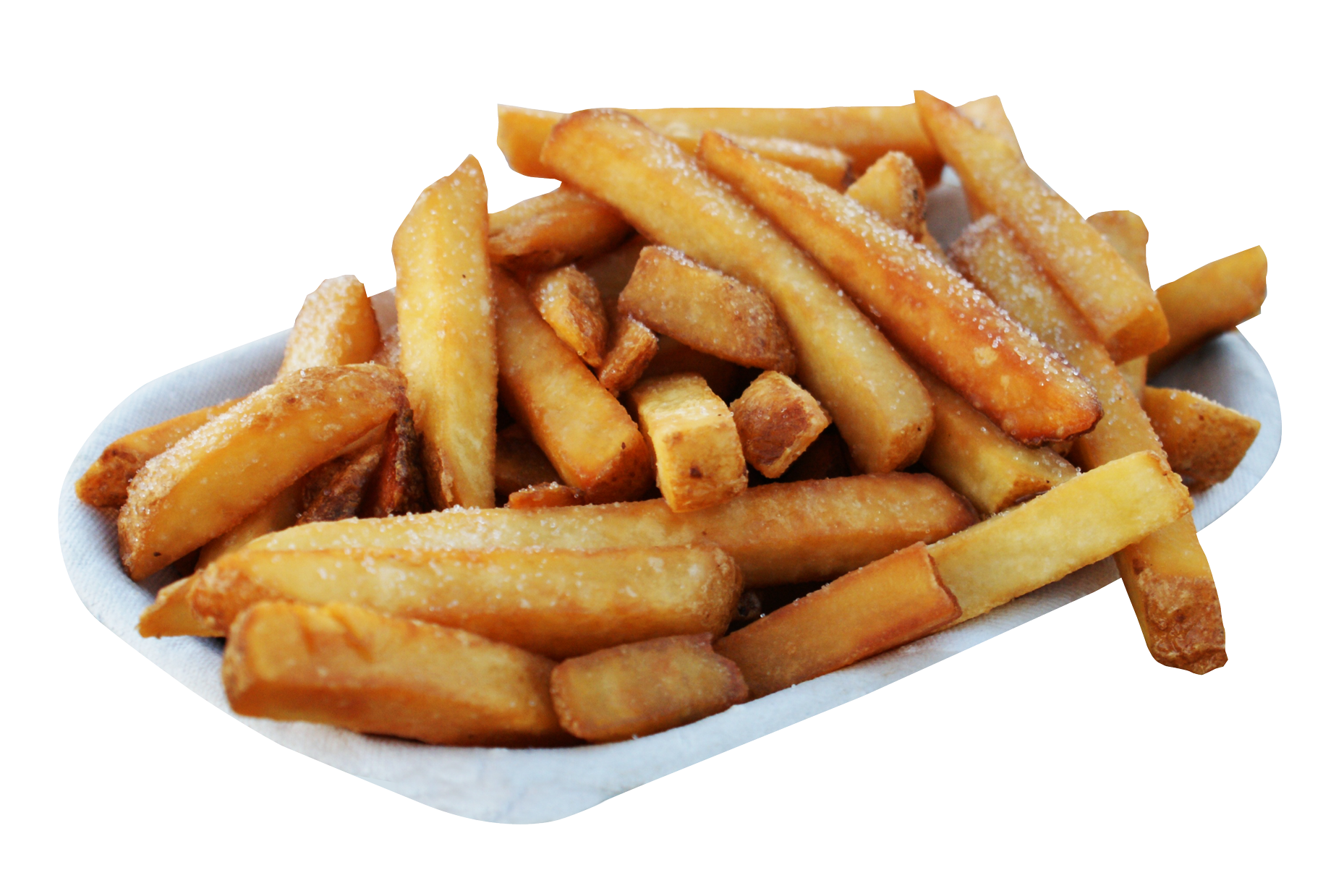 Golden Fried French Fries Transparent Background