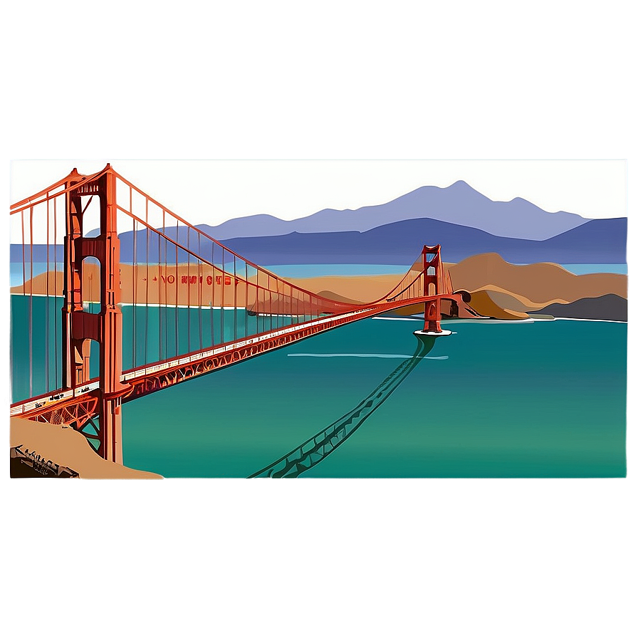 Golden Gate Bridge San Francisco Png Bkf