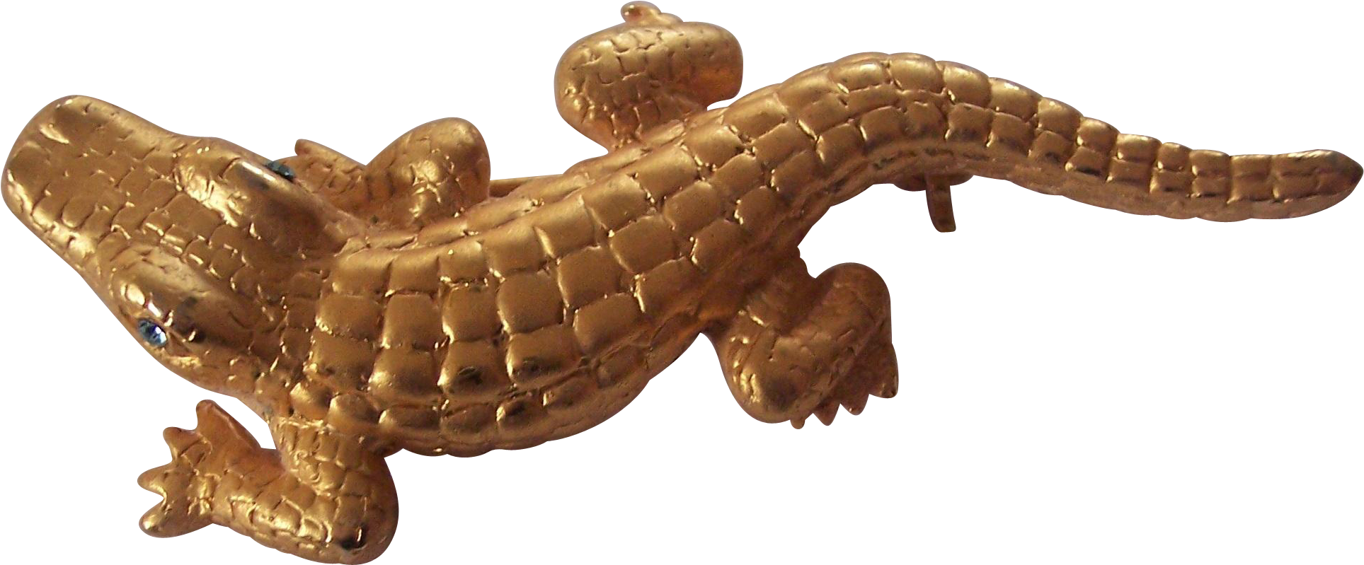 Golden Gecko Figurine