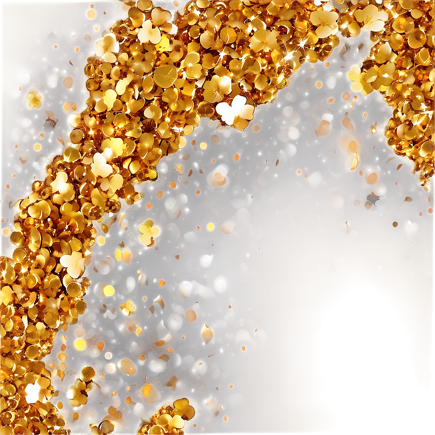 Golden Glitter Background Png 24