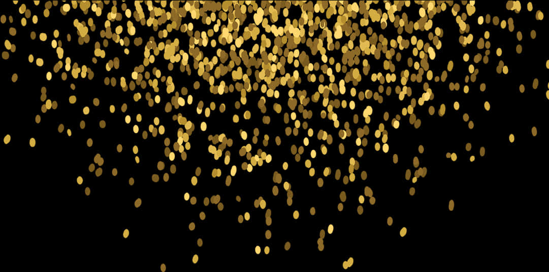 Golden Glitter Confetti Fall Background