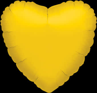 Golden Heart Balloon