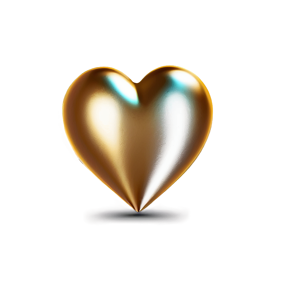 Golden Heart Love Png Civ26