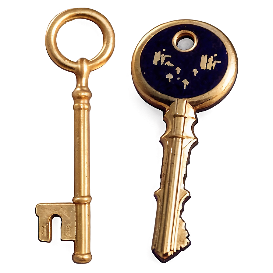 Golden Keys Png 32