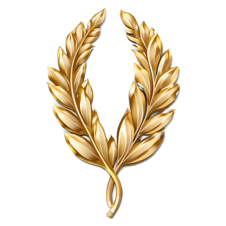 Golden Laurels Png 98