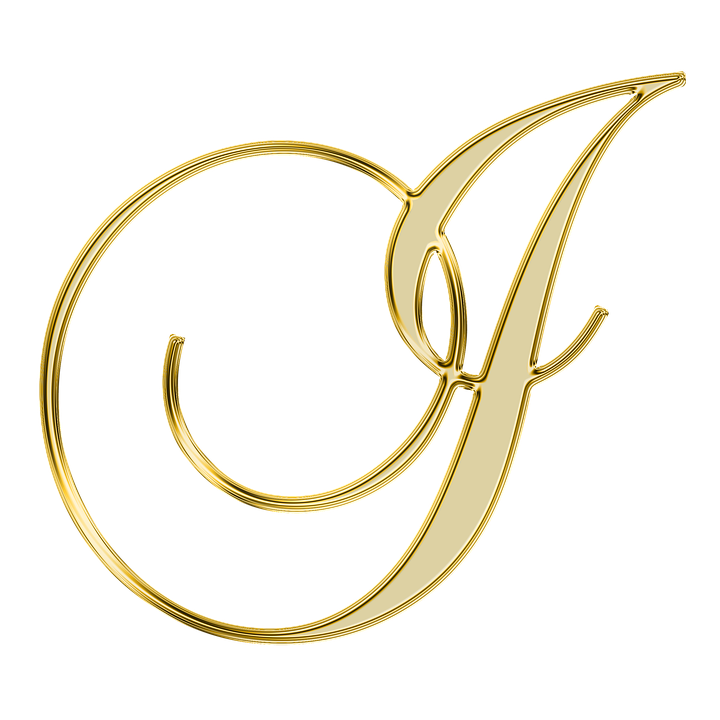 Golden Letter D Capital Design