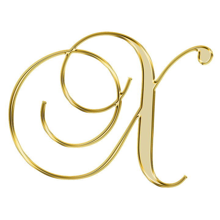 Golden Letter Q Design