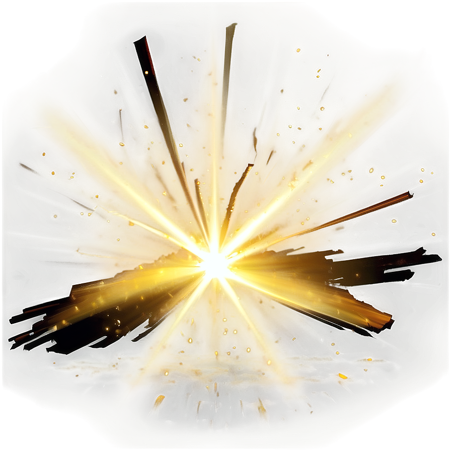 Golden Light Beam Png 34