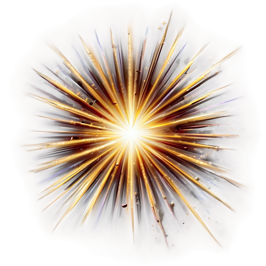 Golden Light Burst Png Xkr78