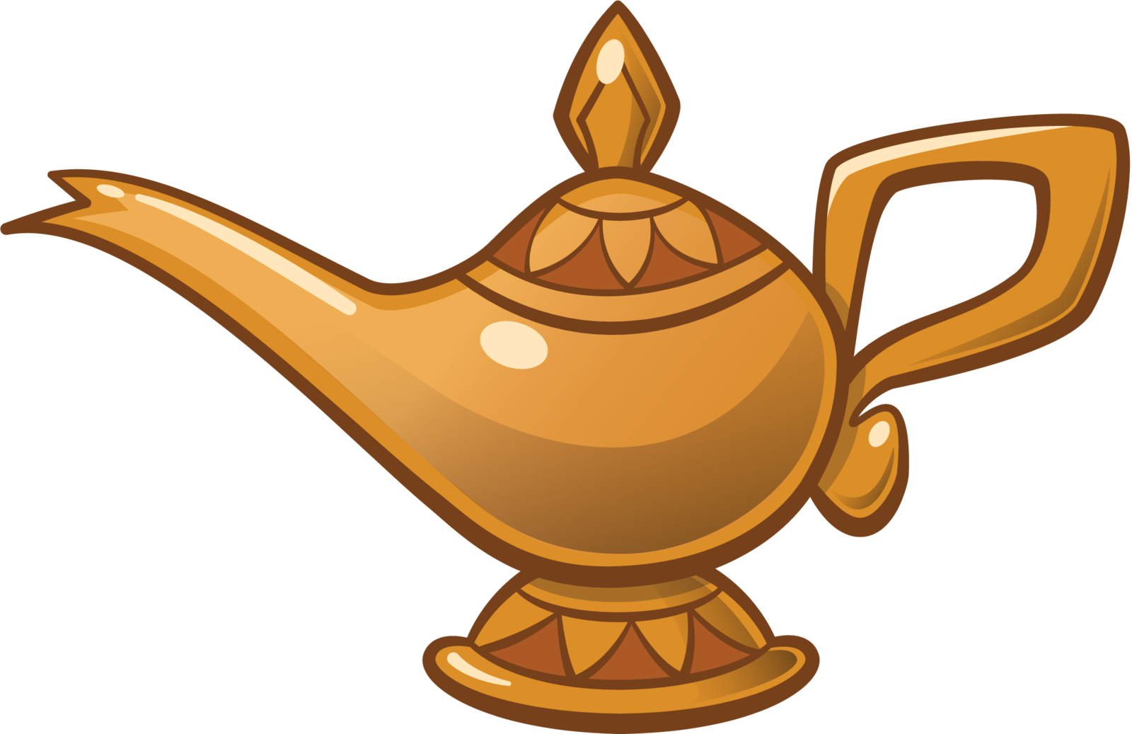 Golden_ Magic_ Lamp_ Vector