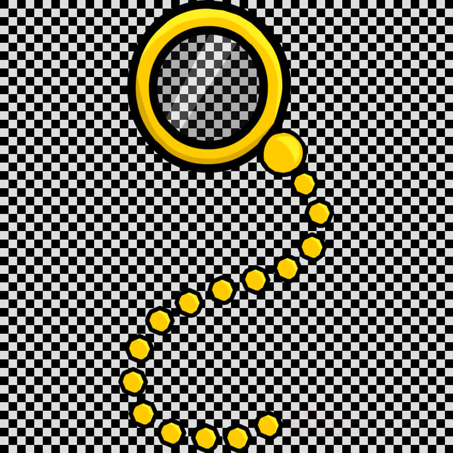 Golden Monocle Chain Graphic