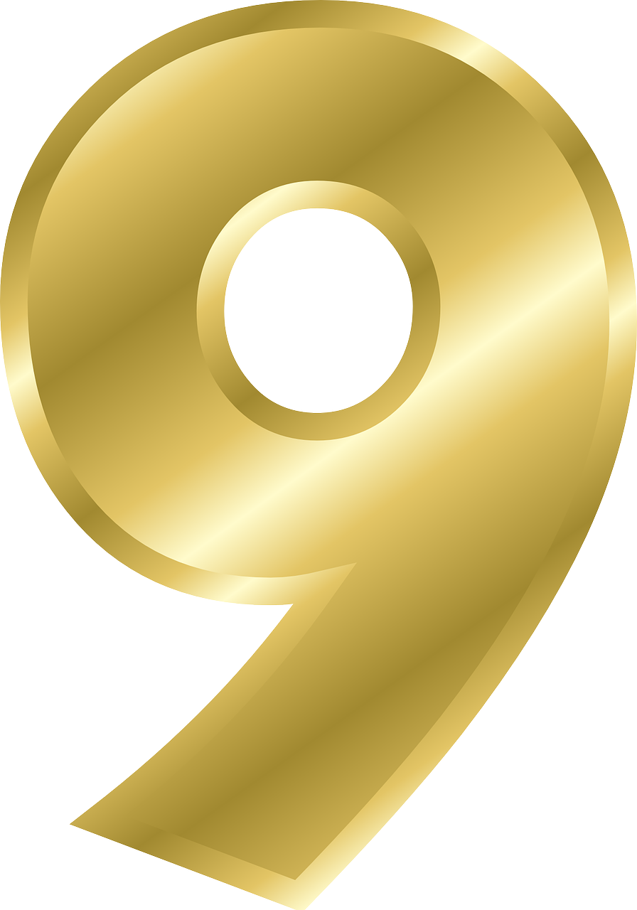 Golden Number9 Graphic