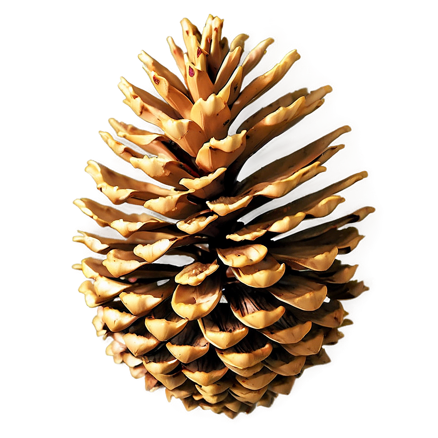 Golden Pine Cone Png Pqm