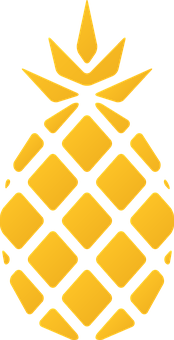 Golden Pineapple Icon