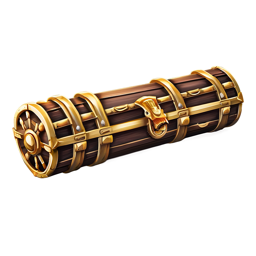 Golden Pirate Treasure Png 06242024