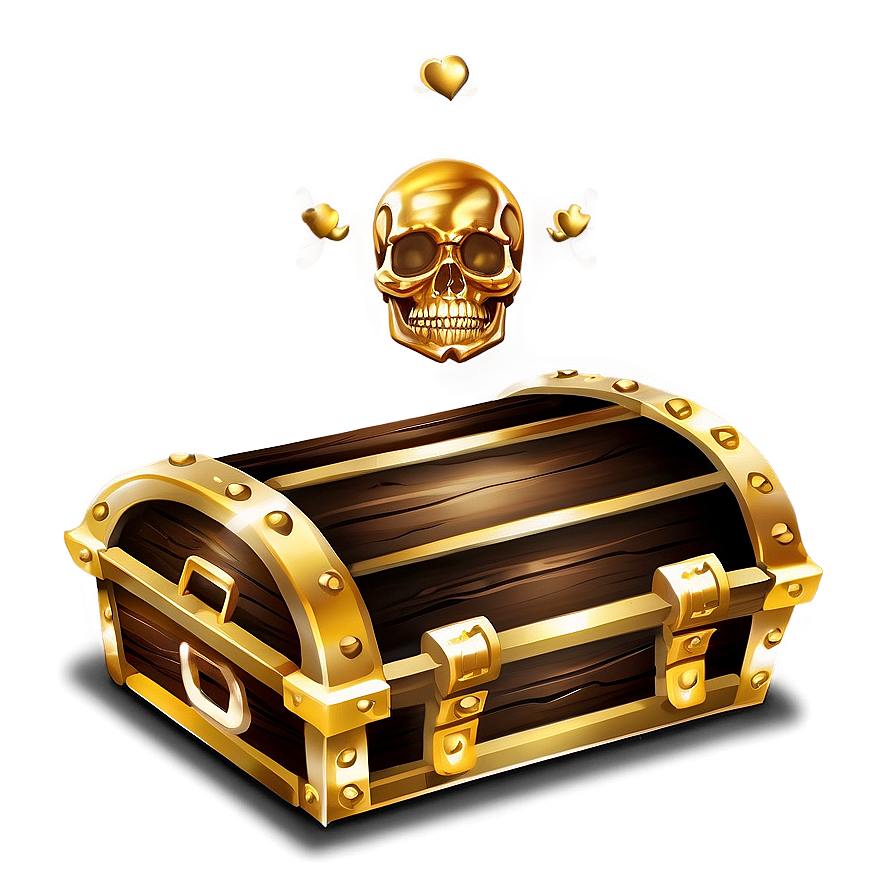 Golden Pirate Treasure Png 06242024