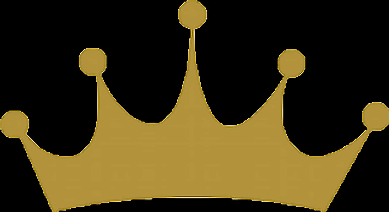 Golden Princess Crown Graphic