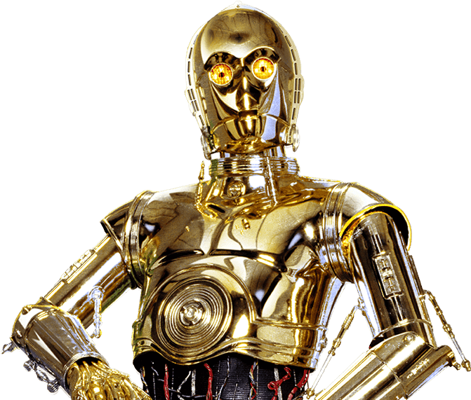 Golden Protocol Droid Portrait