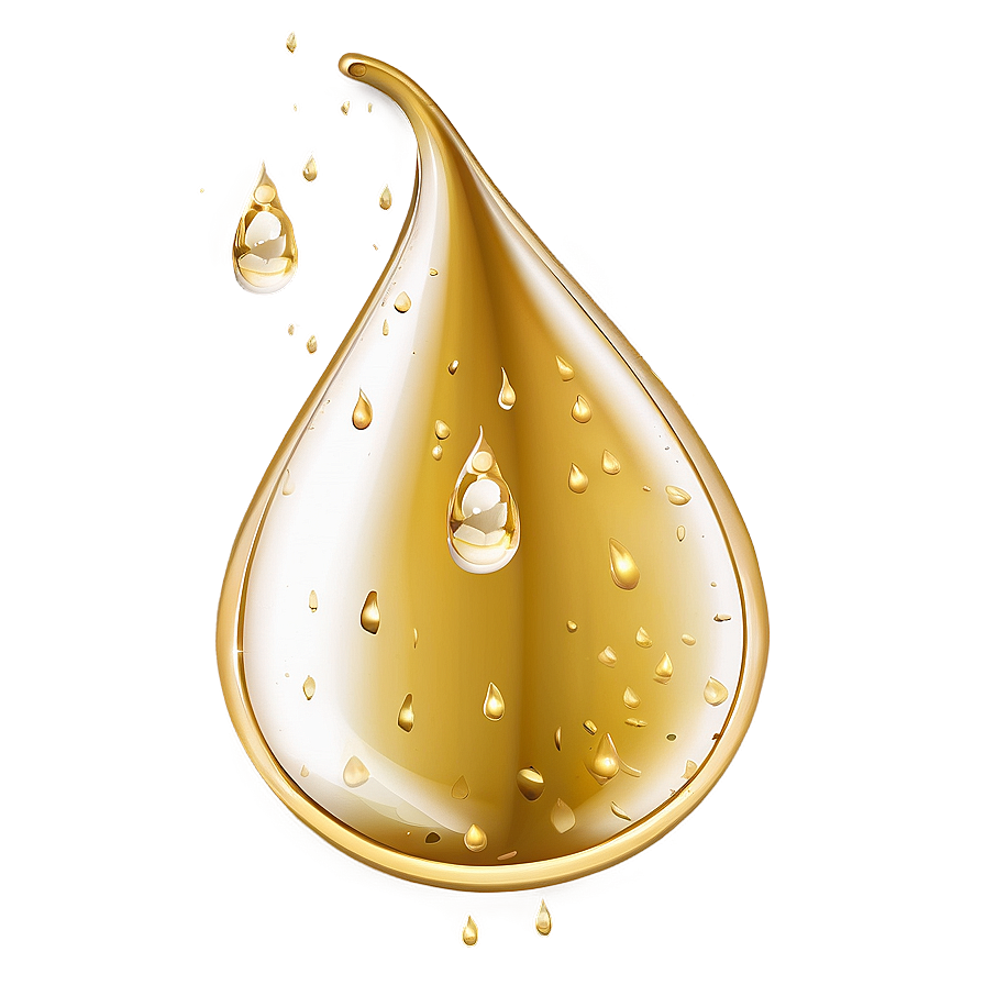 Golden Raindrop Png Gdo