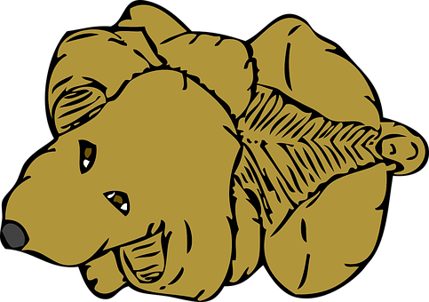 Golden Retriever Cartoon Illustration