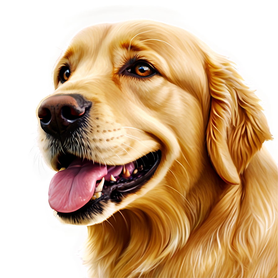 Golden Retriever Dog Head Png 17