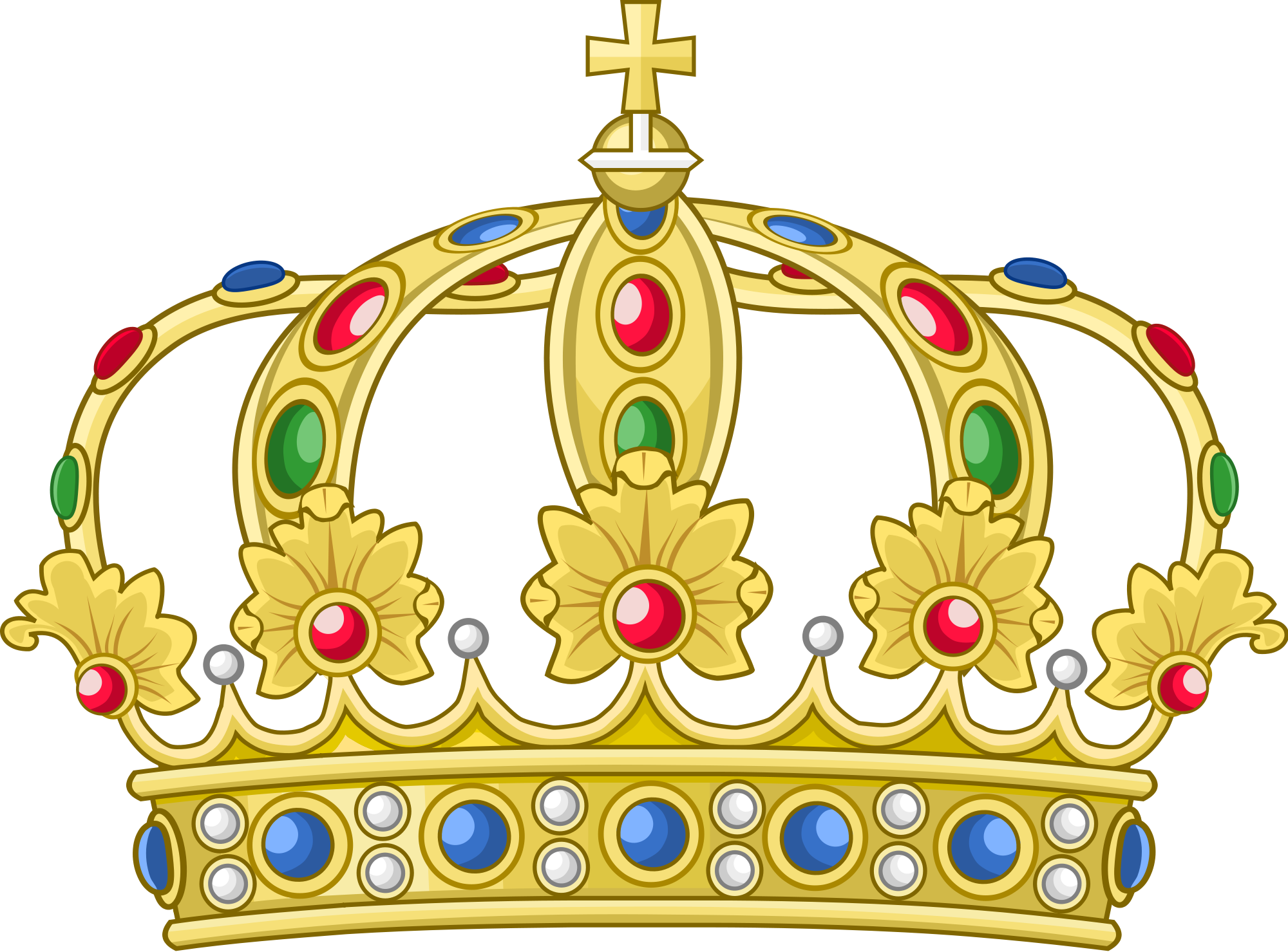 Golden Royal Crown Illustration