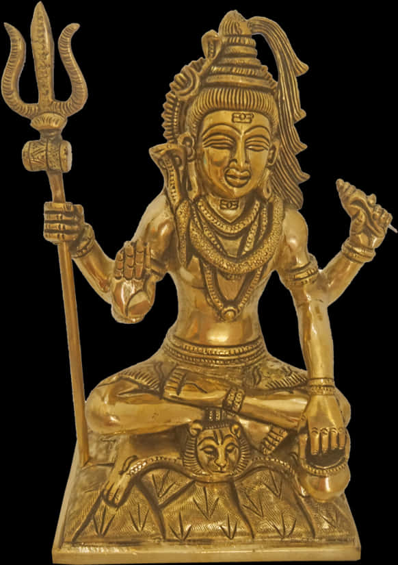 Golden_ Shiva_ Statue