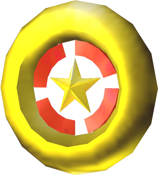 Golden Sonic Ringwith Star Emblem