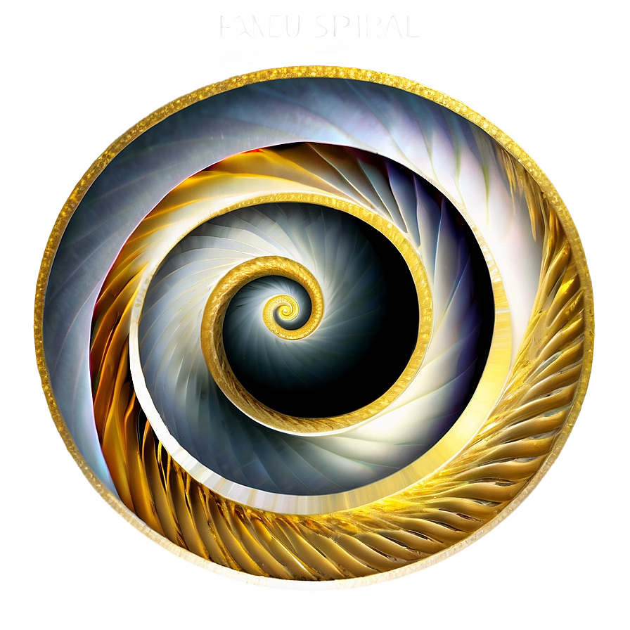 Golden Spiral Illustration Png Uwb77