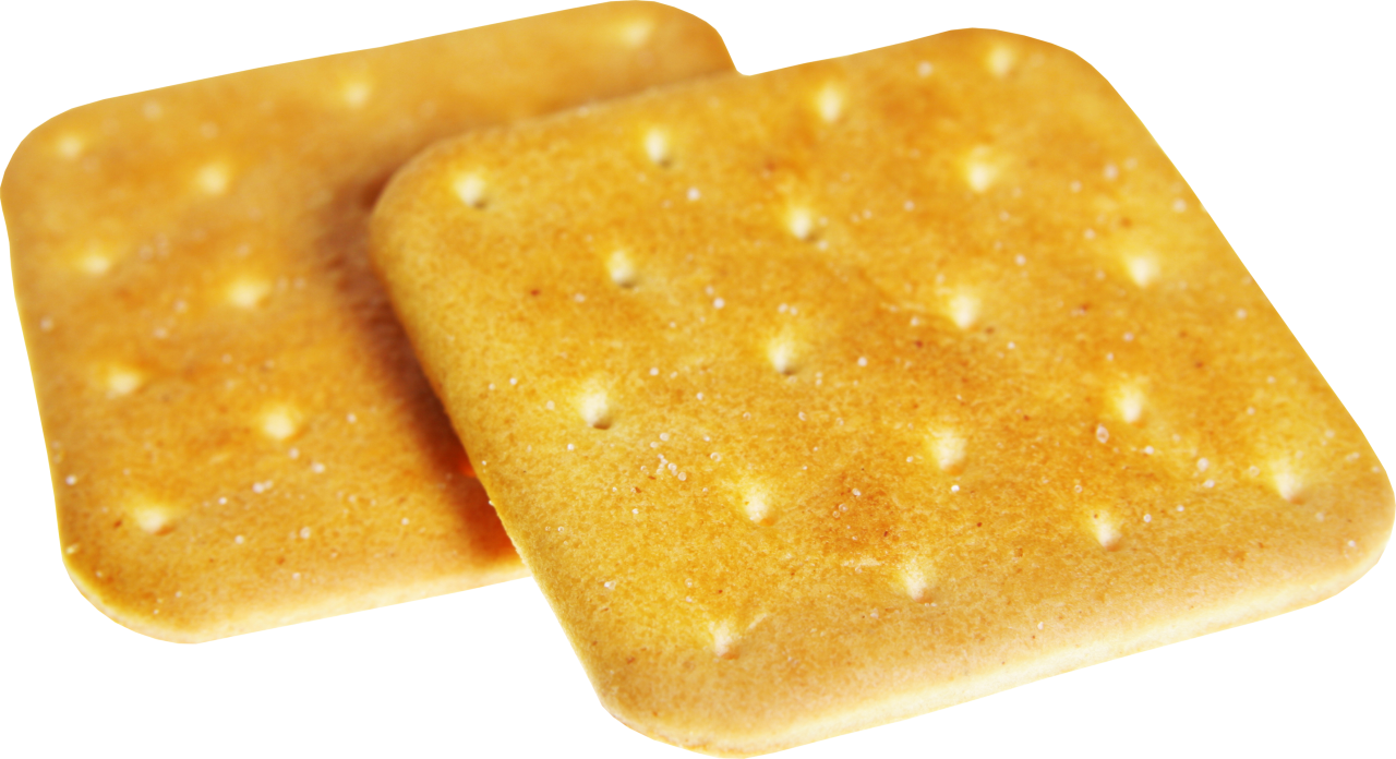 Golden Square Biscuits Transparent Background