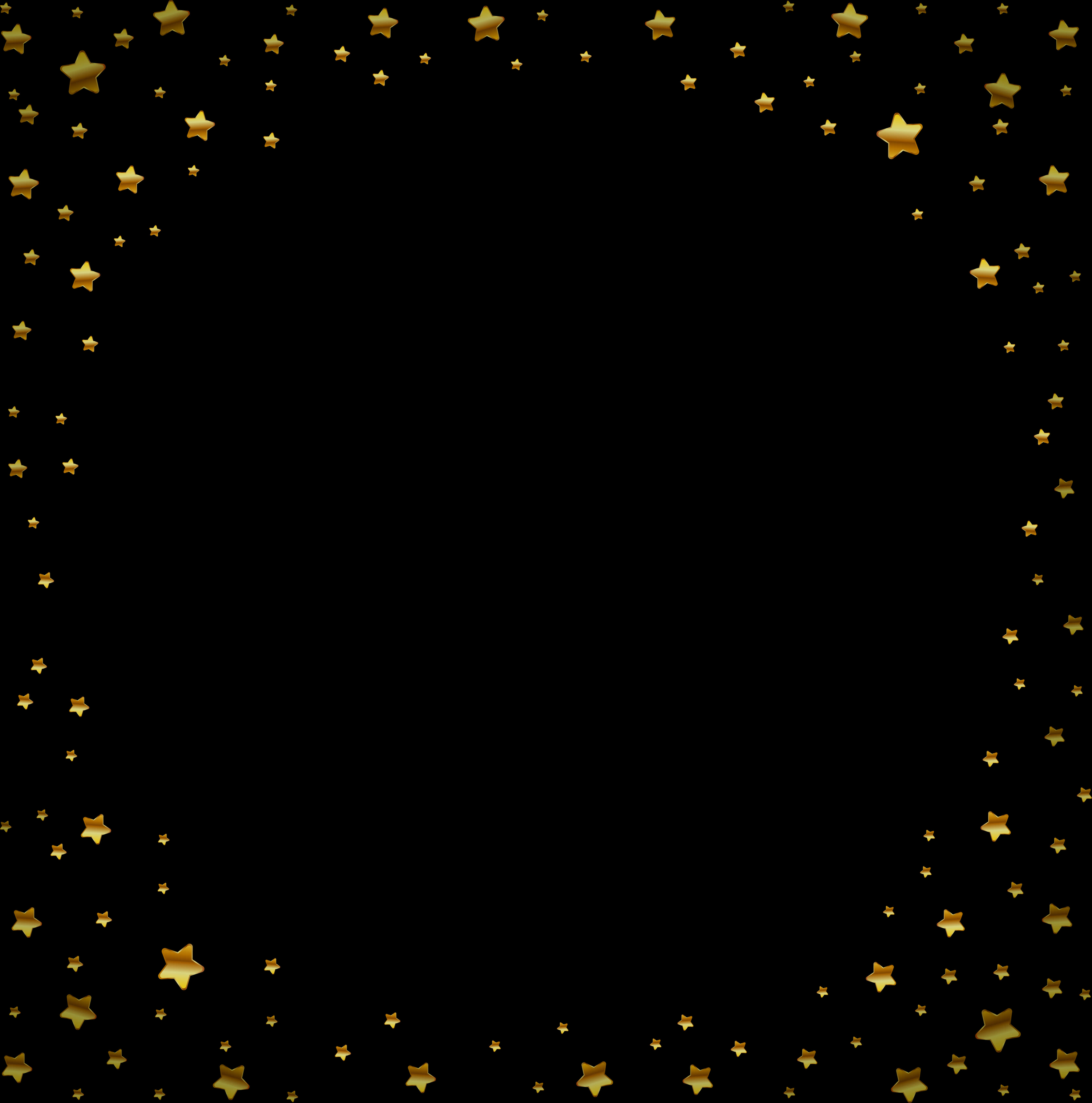 Golden Star Border Design