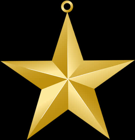 Golden Star Decoration