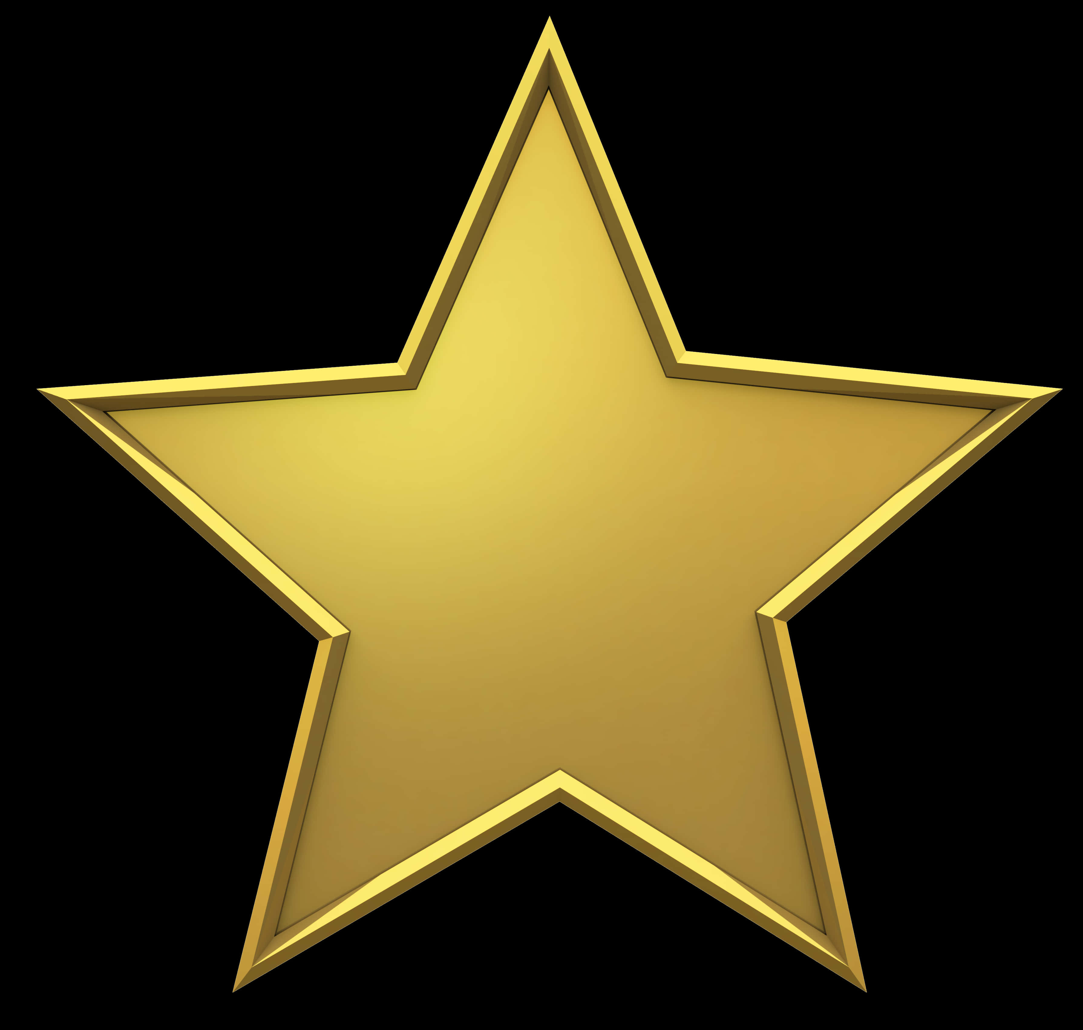 Golden Star Icon