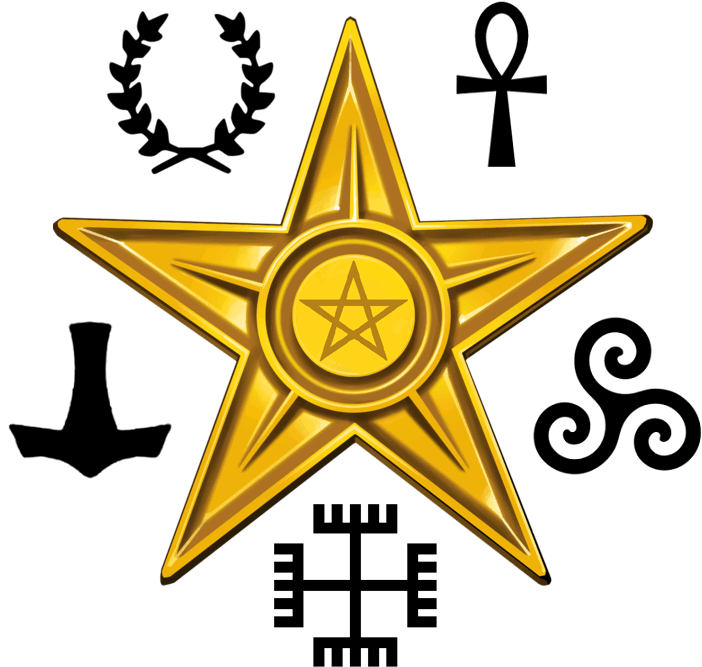 Golden Starand Symbols Graphic