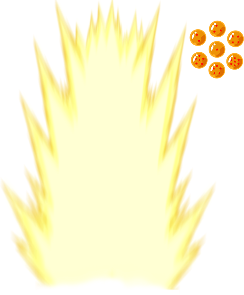 Golden Super Saiyan Aura Dragon Balls