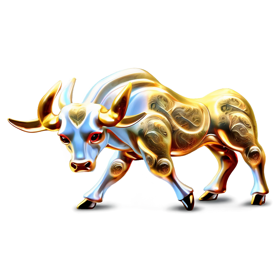 Golden Taurus Illustration Png Ucc