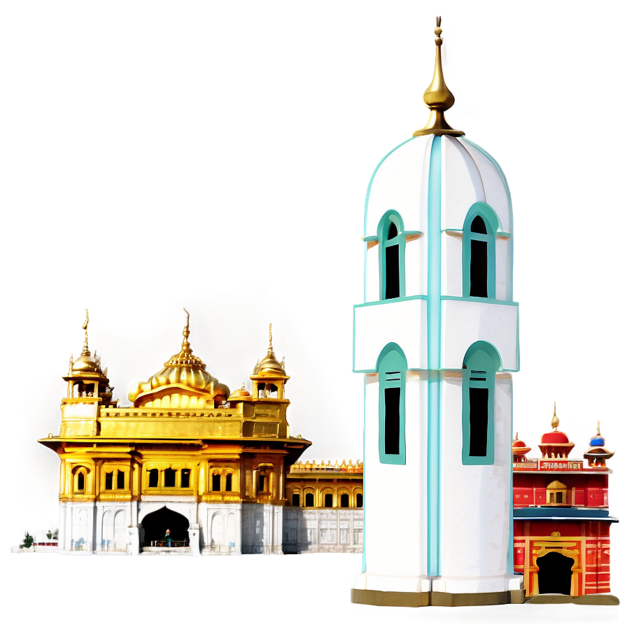 Golden Temple Illumination Png 45